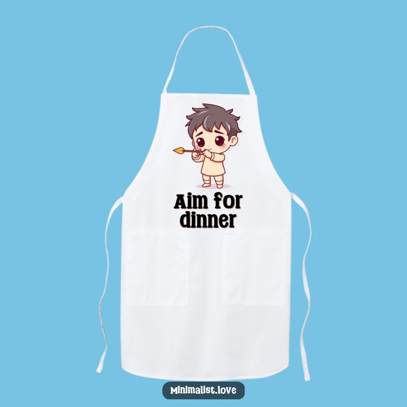 Funny Character Arrow Apron: Aim for Deliciousness in the Kitchen