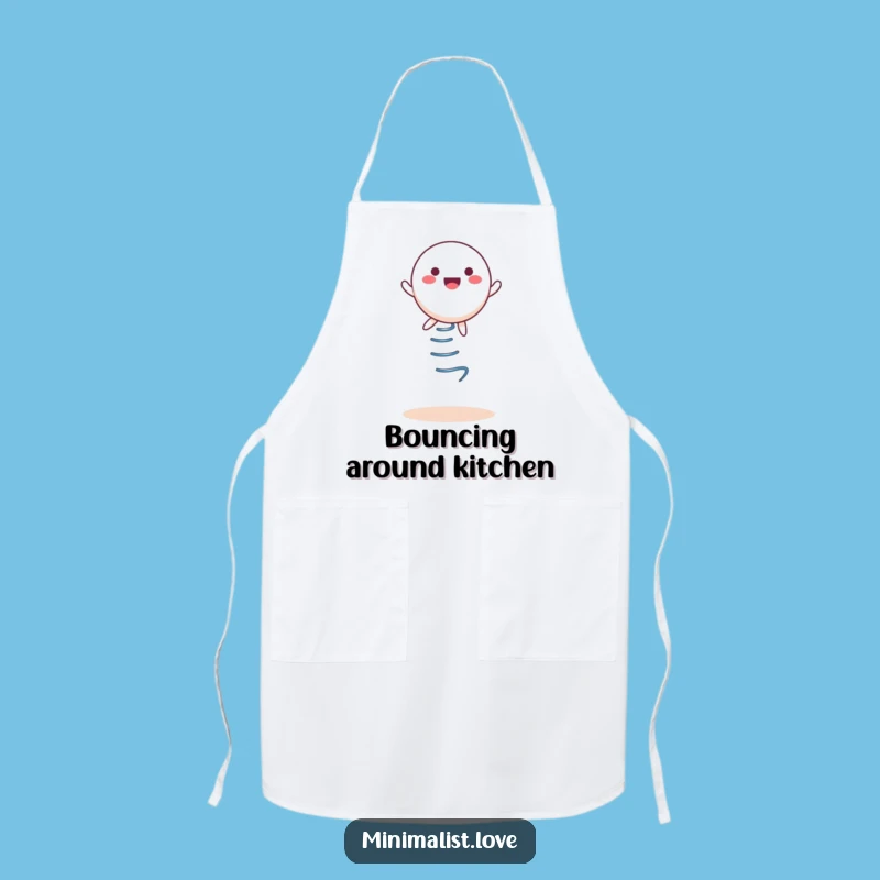 Funny Bouncing Character Apron: Hilarious Kitchen Bounce for the Joyful Cook, Fun Gift