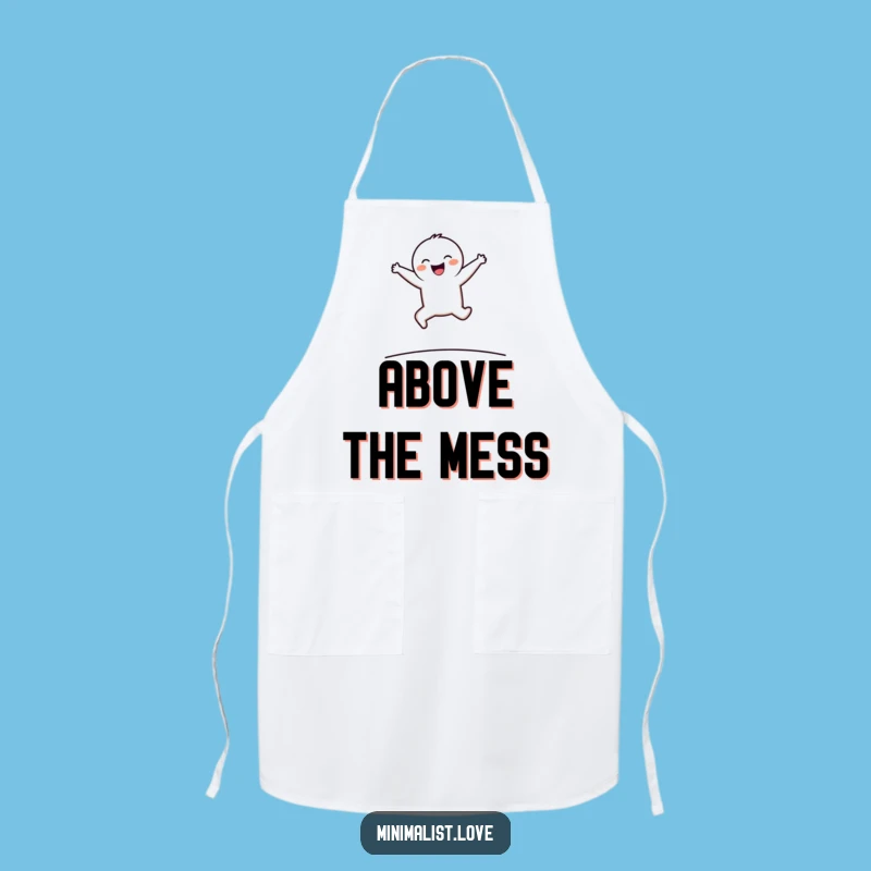Funny Minimalist Joyful Leaper Apron - Cook Up Some Laughs in the Kitchen!