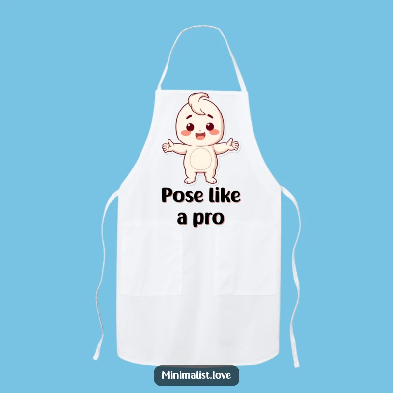 Funny Stark Pose Apron: Cook with Confidence and Humor, A Chef's Funny Gift!