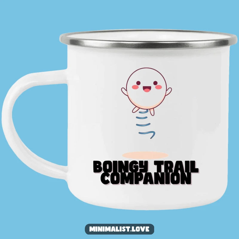Funny Bouncing Character Camping Mug: Hilarious Spring Fun for Outdoor Adventures, Great Gift