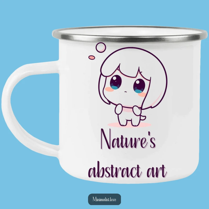 Funny Camping Mug - Abstract Surprise Adventure, Outdoor Humor