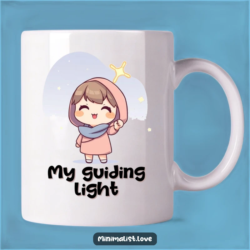 Funny Hopeful Character Line Mug: A Hilarious Gift for Dreamers and Light-Bringers!
