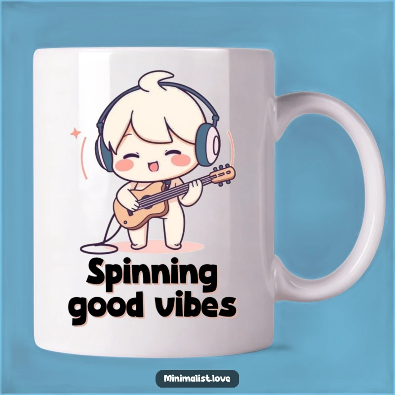 Funny Sound Wave Character Mug: A Hilarious Gift for Music Lovers and Minimalists!