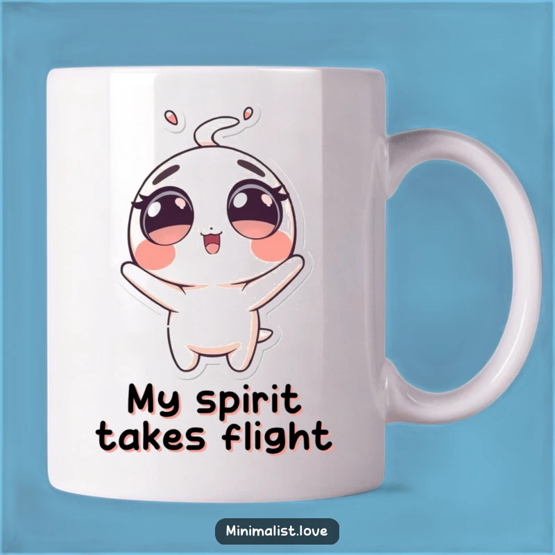 Funny Launched Character Mug: Big Eyes Pal, A Hilarious Funny Gift!