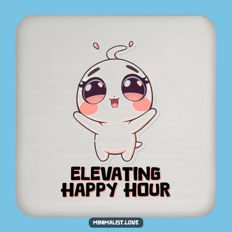 Funny Launched Character Coaster: Big Eyes Pal, Protect Fun, Funny Gift!