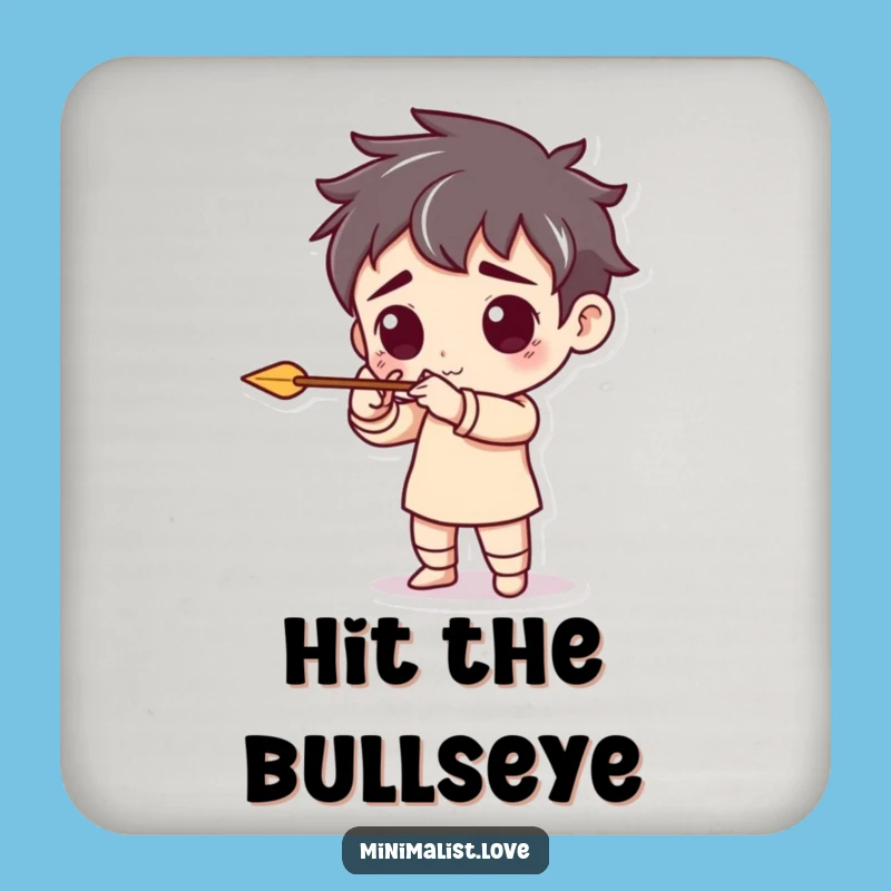 Funny Character Arrow Drink Coasters: Protect Surfaces with Playful Precision