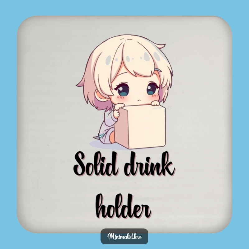 Funny Coaster - Cube Contemplation, Tabletop Philosophy