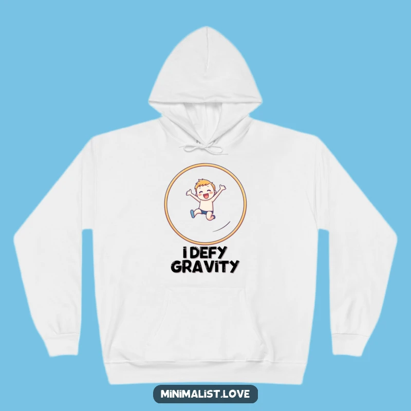 Funny Leaping Figure Hoop Hoodie: Stay Motivated and Cozy, Fantastic Funny Gift