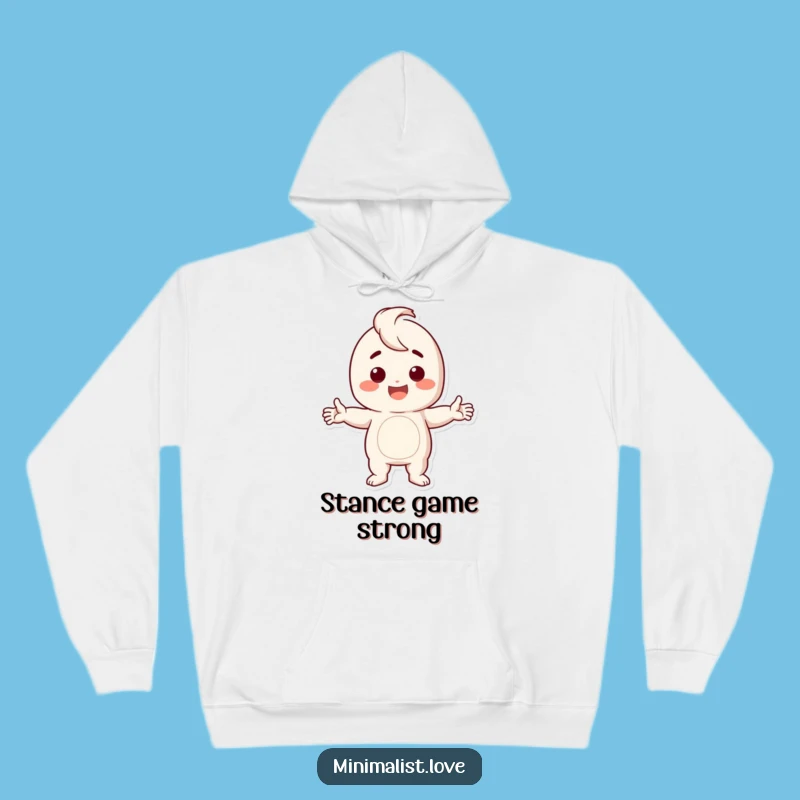 Funny Stark Pose Hoodie: Cozy Up in Humor with This Character's Bold Style!