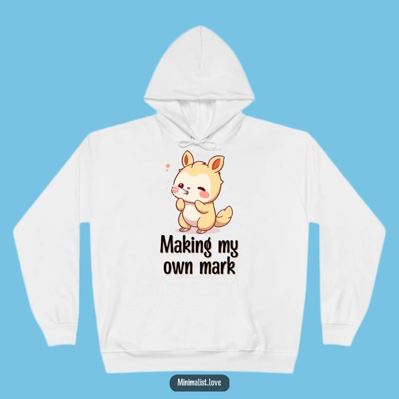 Funny Blowing Lines Creature Hoodie: Cozy Creativity, Fantastic Funny Gift
