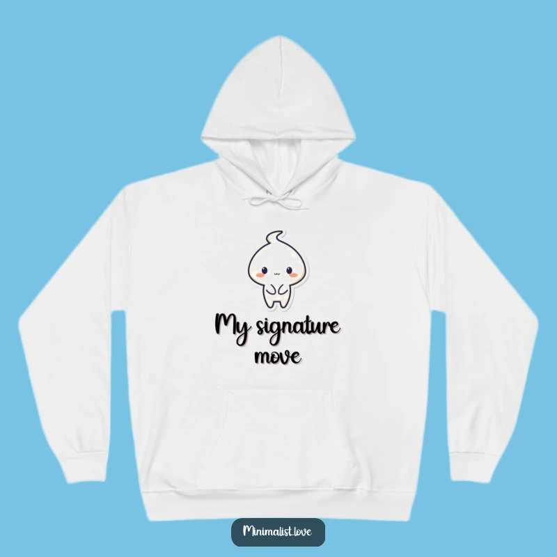 Cozy Funny Minimalist Artist Hoodie - Create in Comfort and Style!