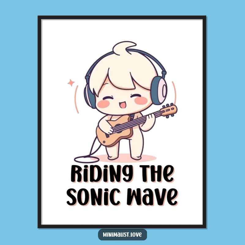 Free Printable Minimalist Sound Wave Wall Art: Chic Downloadable Decor for Music Lovers