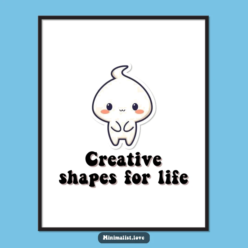 Funny Free Printable Wall Art: Flourishing Minimalist Character for Creative Decor Downloadable