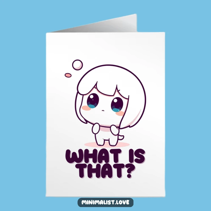 Funny Free Printable Birthday Card: Surprised Character & Abstract Fun Downloadable Gift