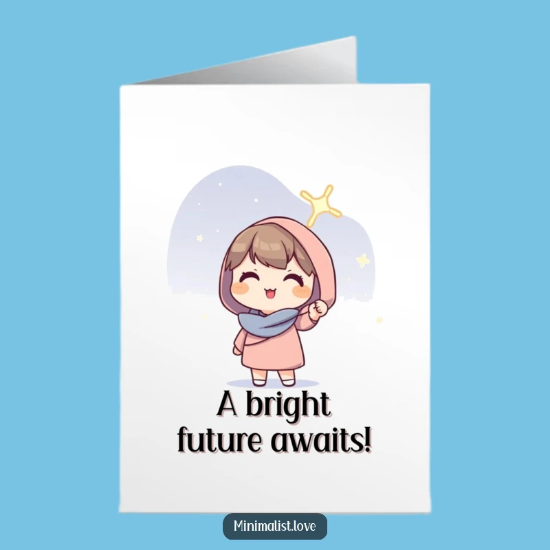 Free Printable Glowing Line Congrats Card: Inspiring Downloadable Gift for Success