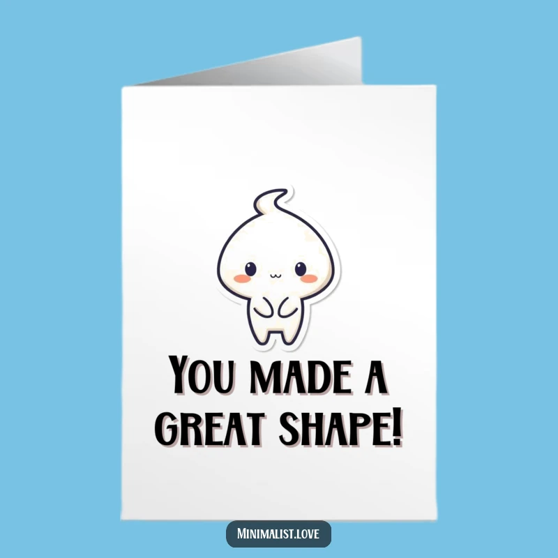 Free Printable Congratulations Card: Flourishing Minimalist Character for a Stylish Downloadable Gift