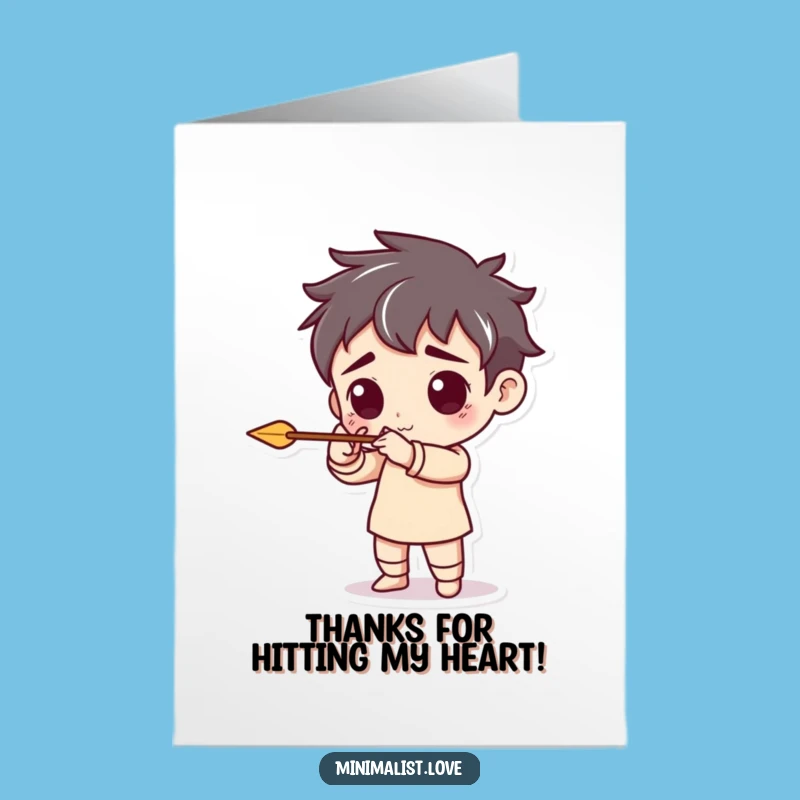 Free Printable Thank You Card: Archer Creature Aiming