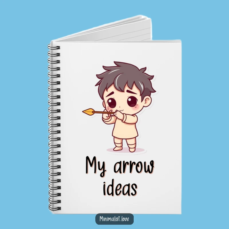 Funny Character Arrow Notebook: Hit Your Targets with Every Note