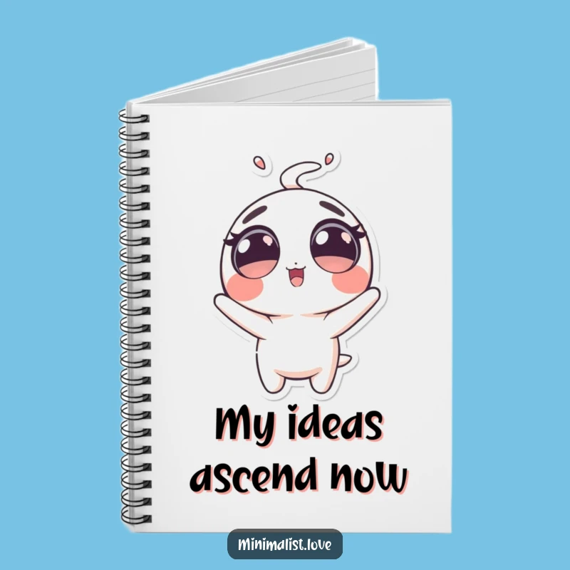 Funny Launched Character Notebook: Big Eyes Pal, Creative Funny Gift!