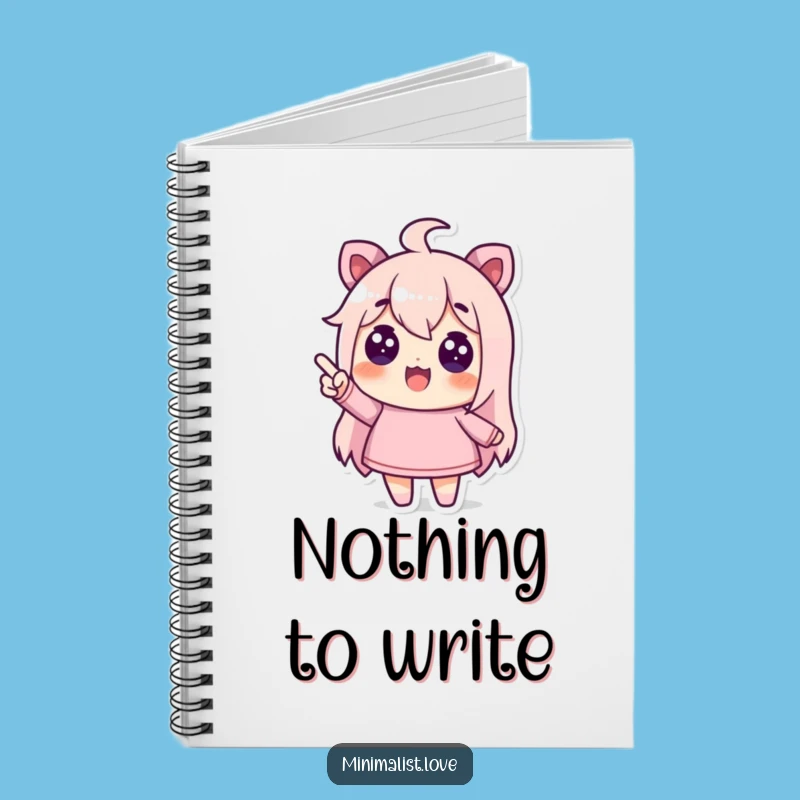 Funny Notebook - Pointing to Ideas, Empty Space Journal