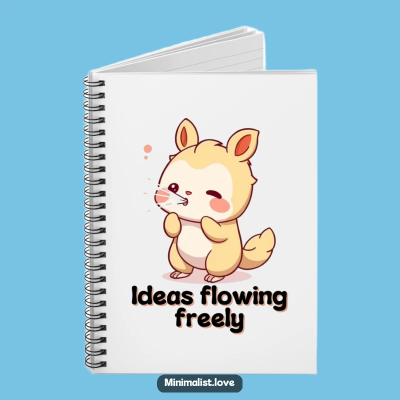 Funny Blowing Lines Creature Notebook: Sketch Your Ideas, Great Funny Gift
