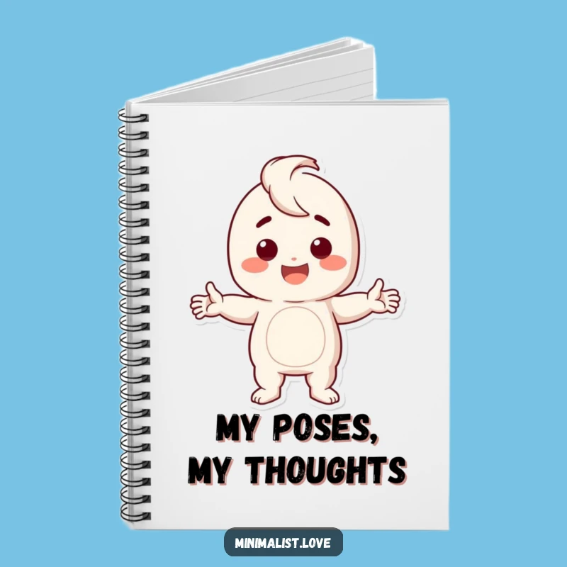 Funny Stark Pose Notebook: Jot Down Ideas with This Character's Bold & Humorous Style!