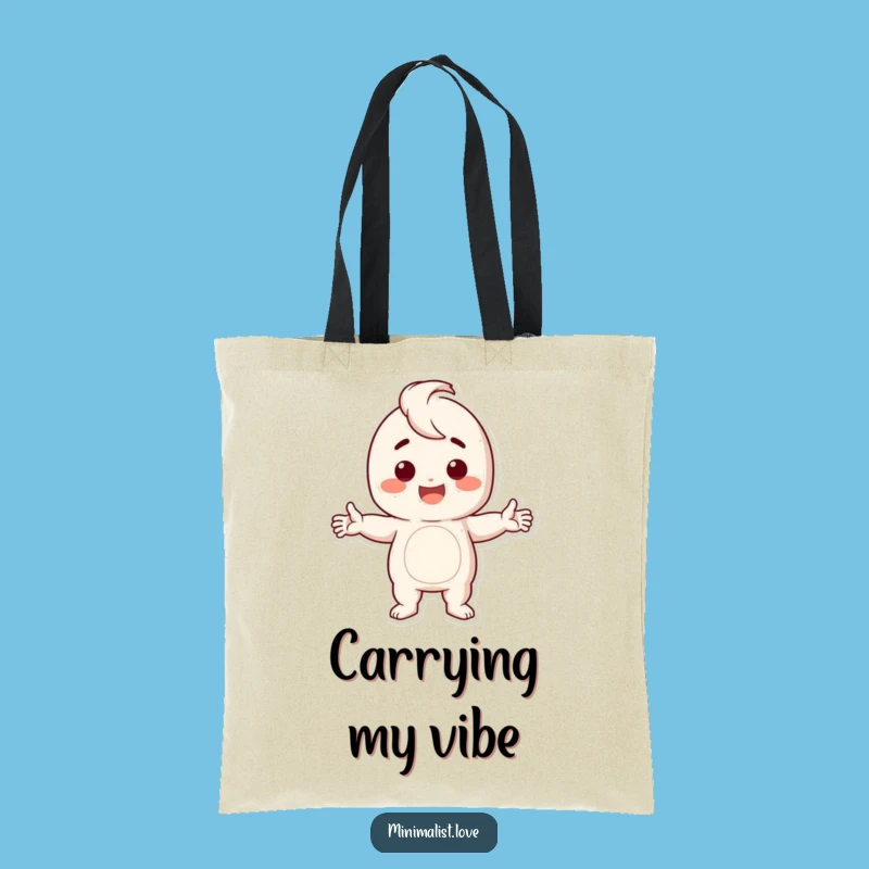 Funny Stark Pose Tote Bag: Carry Your Style with This Character's Bold Flair!